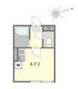 シャンテお花茶屋Ⅱの間取図