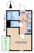 写真：フォレノワール2階の間取図