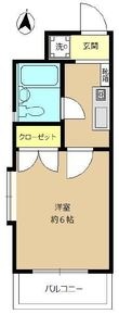 新宿区西落合3丁目の間取図