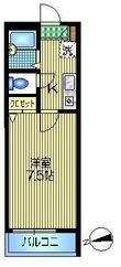 世田谷区喜多見1丁目の間取図