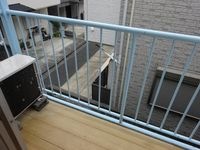 南向きのバルコニーです!