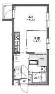 大田区北千束2丁目の間取図