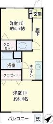 横浜市鶴見区生麦4丁目の間取図