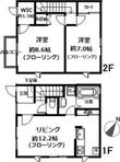川崎市高津区梶ケ谷6丁目の間取図