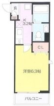 川崎市中原区新丸子東2丁目の間取図