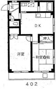 大田区大森南3丁目の間取図