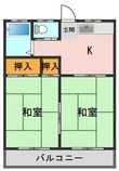 コーポ田辺　の間取図
