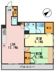オクドテラスの間取図