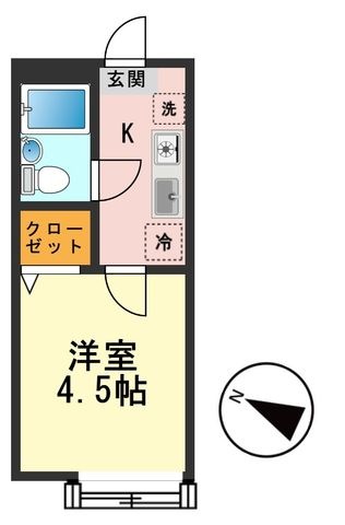 拡大写真:ピアフェニックス 1階104の間取り