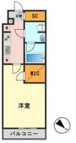写真:Alivis東瑞江 4階405の間取図