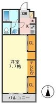 アセット一之江 の間取図