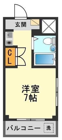 拡大写真:SEPIAゼロ賃貸 3階301(の間取り