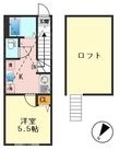 写真：ラターシュ小岩2階の間取図