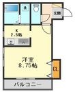 アネックス濵田 の間取図