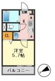 TsCuore柴又Ⅰ　の間取図