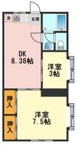 松江ロイヤルハイツ の間取図
