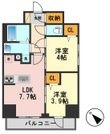 AugustaResidence新小岩 の間取図