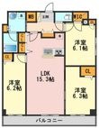 Alivis一之江の間取図