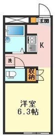 写真：レオパレス富士　1階の間取図