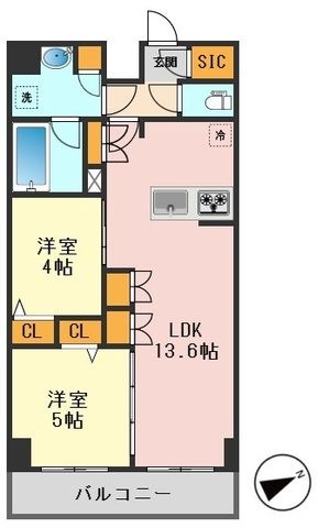 拡大写真:アーバンパーク船堀Ⅱ 5階506の間取り