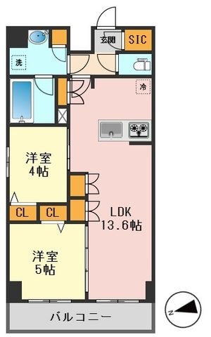 拡大写真:アーバンパーク船堀Ⅱ 5階508の間取り