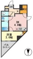 SPコート亀有の間取図