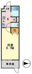 アインス水元　の間取図