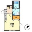 アトリオフラッツ新小岩 の間取図