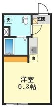 テラスソレイユ亀有　の間取図