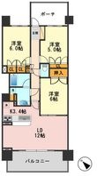 プラウド新小岩の間取図