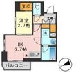 写真：ステージグランデ亀有アジールコート2階の間取図