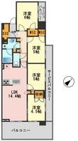 バウス一之江の間取図