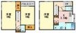 田中貸家　の間取図