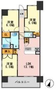 グランカーサ新小岩の間取図