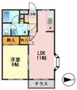 ガーデンハウスの間取図
