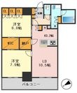プラウドタワー小岩フロントの間取図