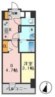 RELUXIATOKYOEASTⅡの間取図