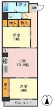 ルソレイユマルゼン の間取図