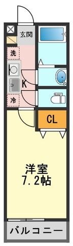拡大写真:フォレスタMs 2階203の間取り