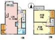 中村貸家 の間取図