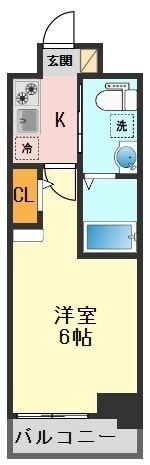 拡大写真：RJRリクロス高砂　 7階716の間取り