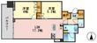 プラウドタワー小岩ファースト の間取図