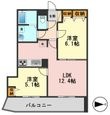 写真:イリップス船堀 4階402の間取図
