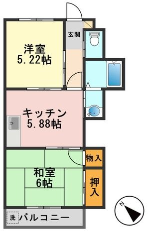 拡大写真:江戸川区松島2丁目 1階C1の間取り