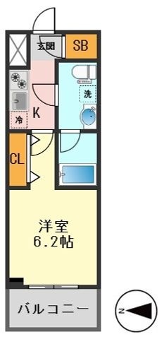 拡大写真:葛飾区東新小岩5丁目 1階112の間取り