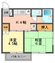 第2杉浦ハイツの間取図