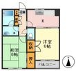 ラメゾン2　の間取図