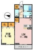ヴェルドミールカシマⅡ の間取図