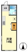 富士ハイツの間取図