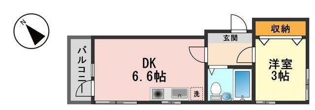 拡大写真:ルミナーレ新小岩 3階301の間取り